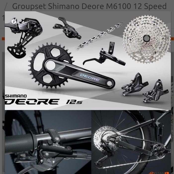 Groupset Deore M6100 12 Speed Shimano