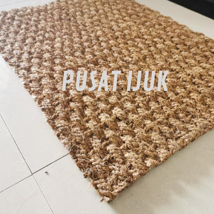 Keset Sabut Kelapa - Coconut Fiber Doormat - Keset Anyaman Klasik