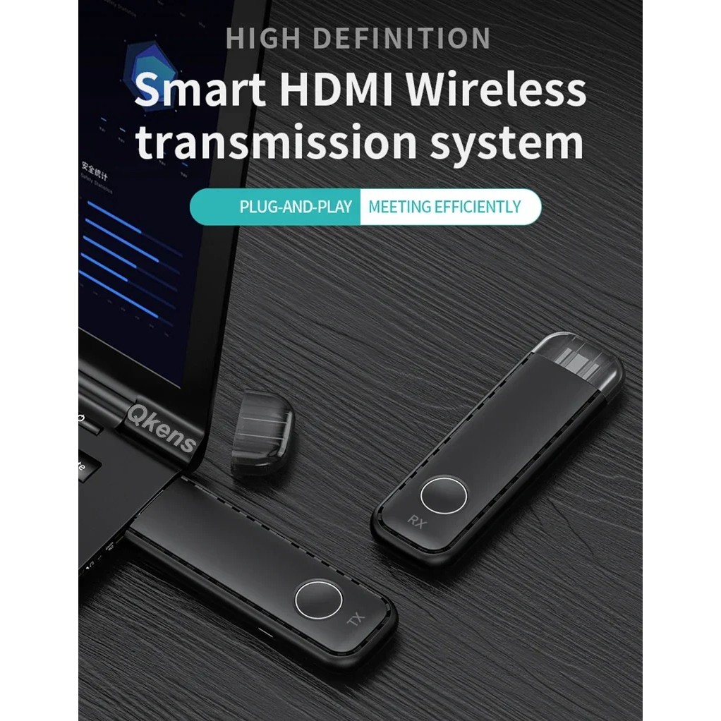 PROMO HARI INI  100ft Wireless Extender Video Sender HDMI Transmitter and Receiver Display Dongle Ad