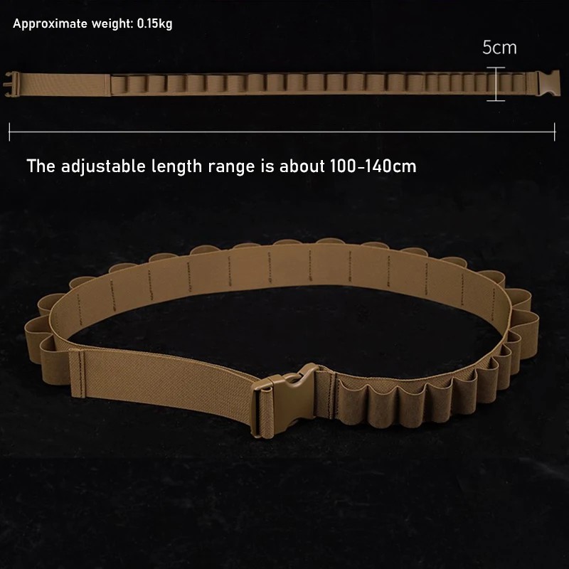 24 Rounds Shot-Gun Holder Strap Adjustable Shoulder Carrier Belt For 12/Grenade