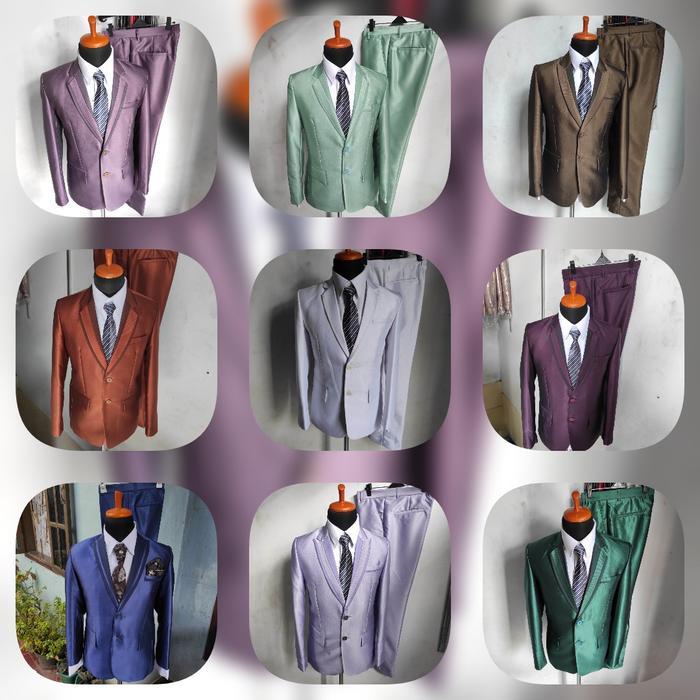 1 stel jas semi woll jas manten jad nikah jas wedding jas priwed jas pria formal jas slim fit jas