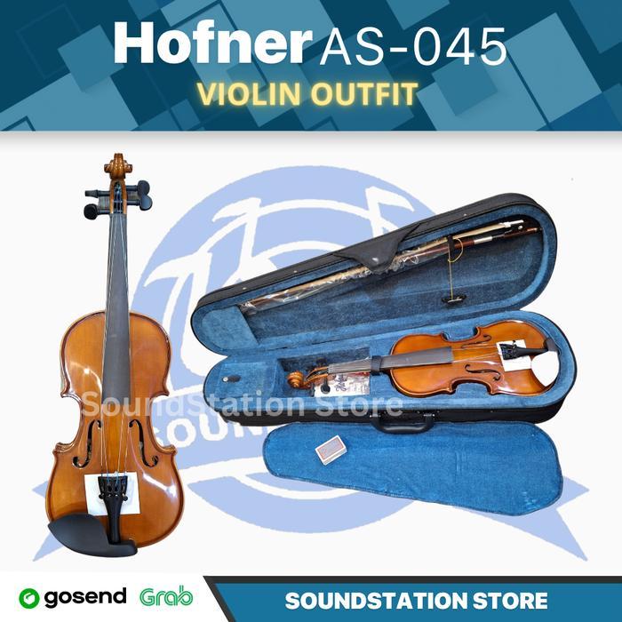 HOFNER AS-045 Violin Outfit | Biola 1/2 3/4 4/4 1/4 Size AS045 - 4/4