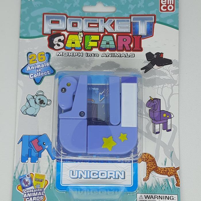 Emco Pocket Safari Mainan alphabet Hewan Huruf U-Z