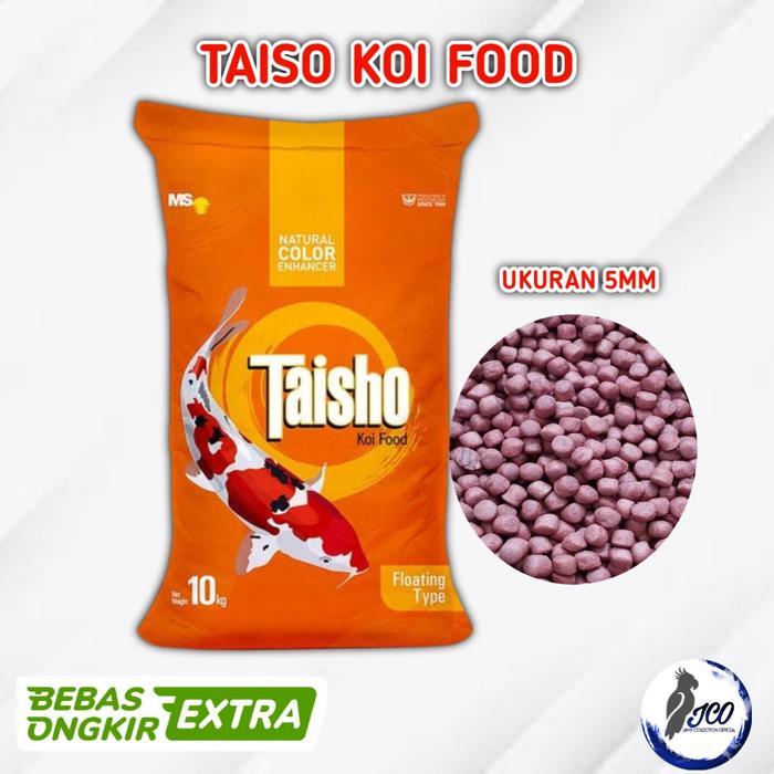(COD) PELET IKAN KOI TAISO KOI 5MM PAKAN IKAN PELET IKAN KOI TAISHO KOI PELET IKAN KILOAN