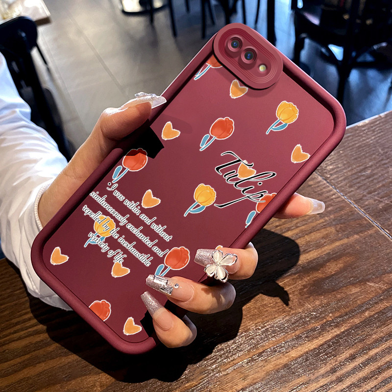 Casing Hp untuk OPPO A5 A3s A12E Reaalme C1 Realme 2 Case Casing HP Softcase Ponsel Soft Shell denga