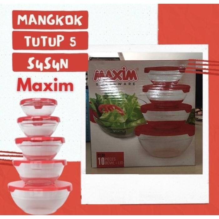 Maxim Glassware 5 Susun Mangkok