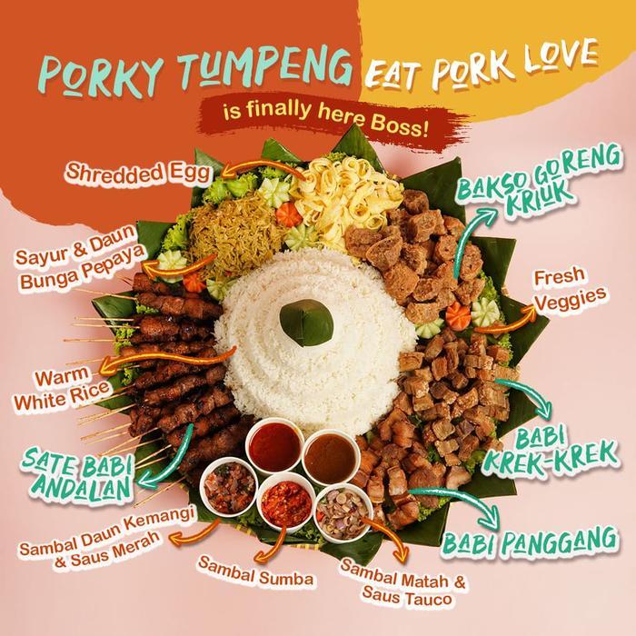Super Big Porky Tumpeng (Tumpeng Babi)