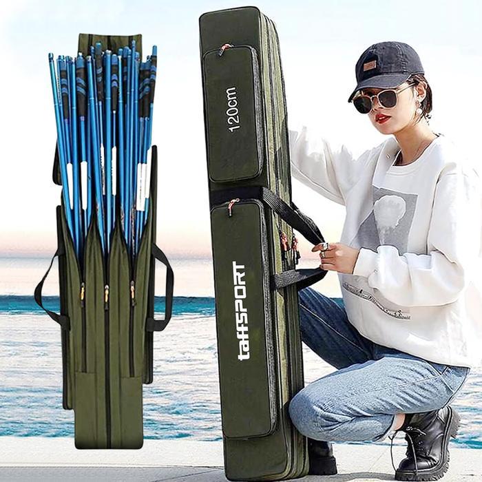 Maguro Fishing - Taffsport Tas Pancing 120Cm Fishing Rod Bag 3 Layer Penyimpanan Joran Waterproof