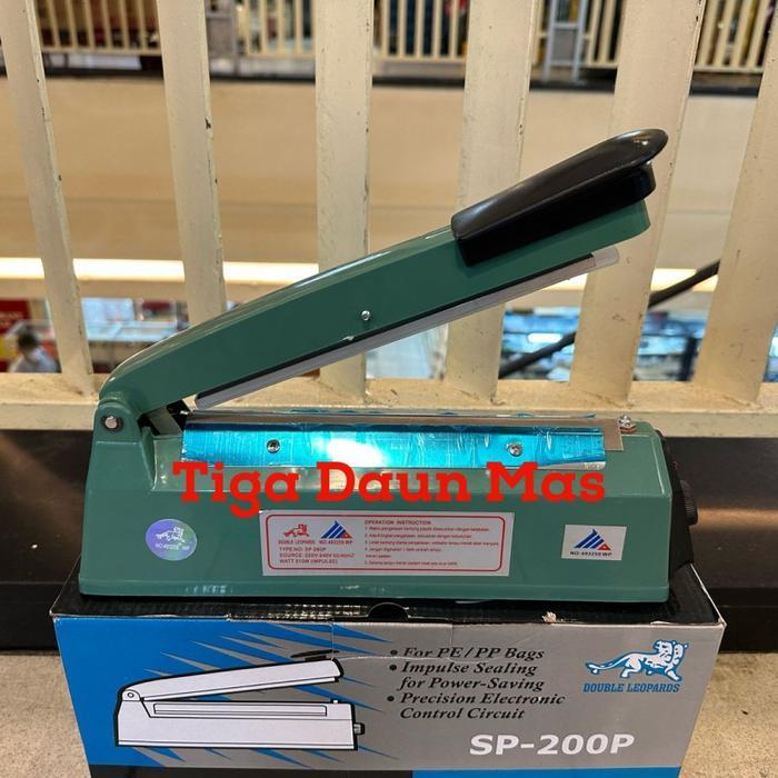 maniz Hand Sealer Double Leopard 20 cm Plastik Impulse Sealer Double Leopard