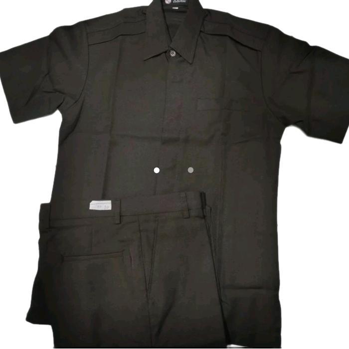Seragam Setelan Safari+Seragam safari bahan wol+Seragam Pria/ Lengan pendek