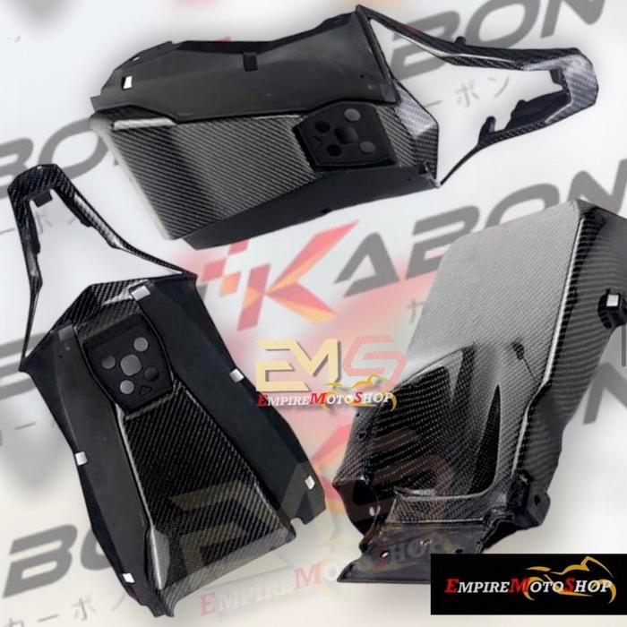 Terbaik Kabon Undertail Zx25R Zx 25 R Zx 25R Carbon Karbon Kevlar Under Tail Terlaris
