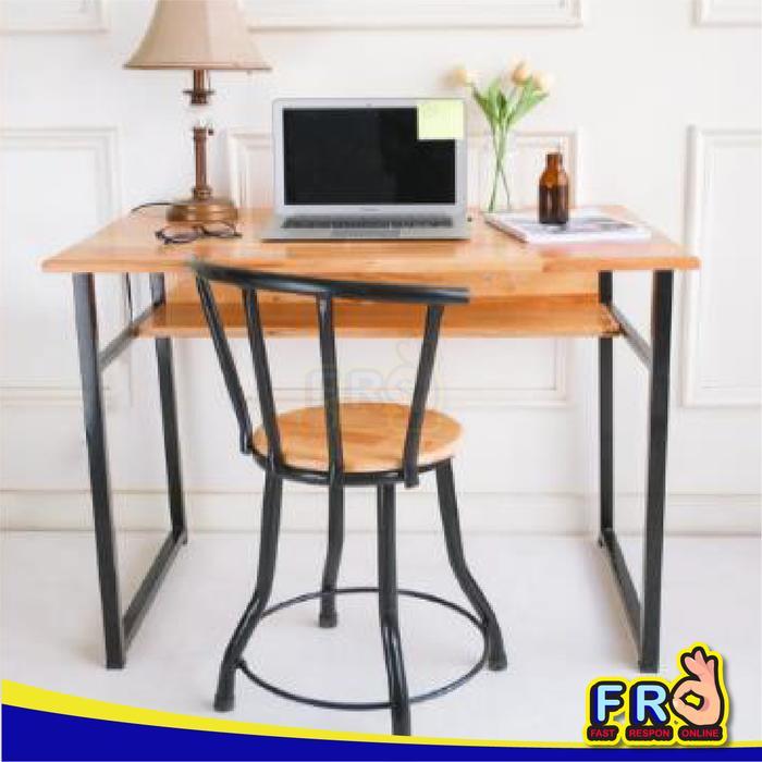 KURSI BASO BULAT KAYU RANGKA BESI SANDARAN/KURSI BAR/KURSI/BANGKU