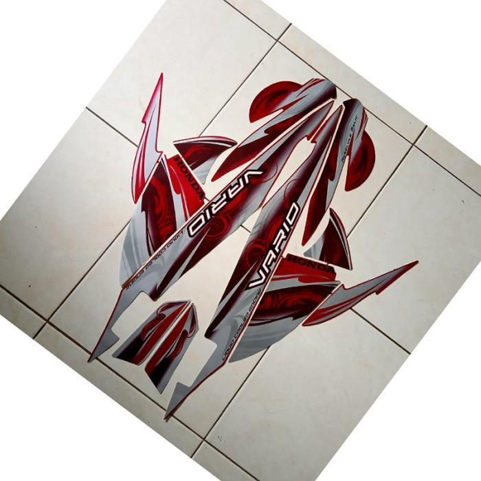 Stiker Motor Vario Cw 110 2010 Merah