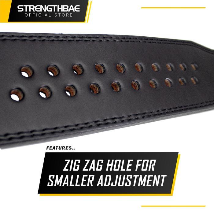 Single Prong Belt STRENGTHBAE Sabuk Powerlifting 13mm Gym Lifting Belt Fitness Ready