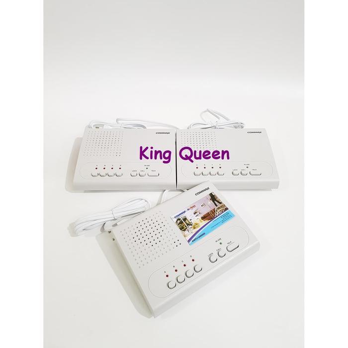 Commax Wi-4C / Intercom Commax Wireless Wi-4C Putih Isi 3Pcs