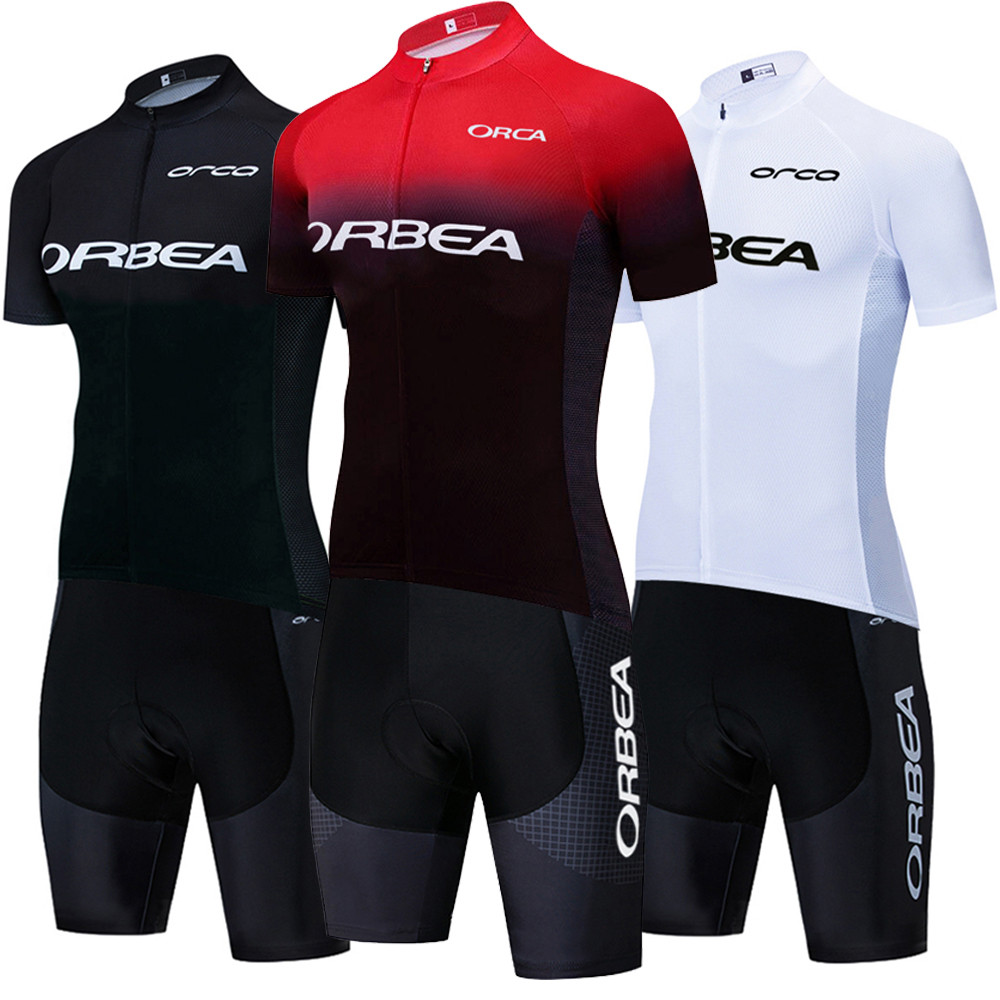 2024 ORBEA ORCA Cycling Jersey Bike Shorts Set Men Women Quick dry Ropa Ciclismo 4 Pockets Summer Pr