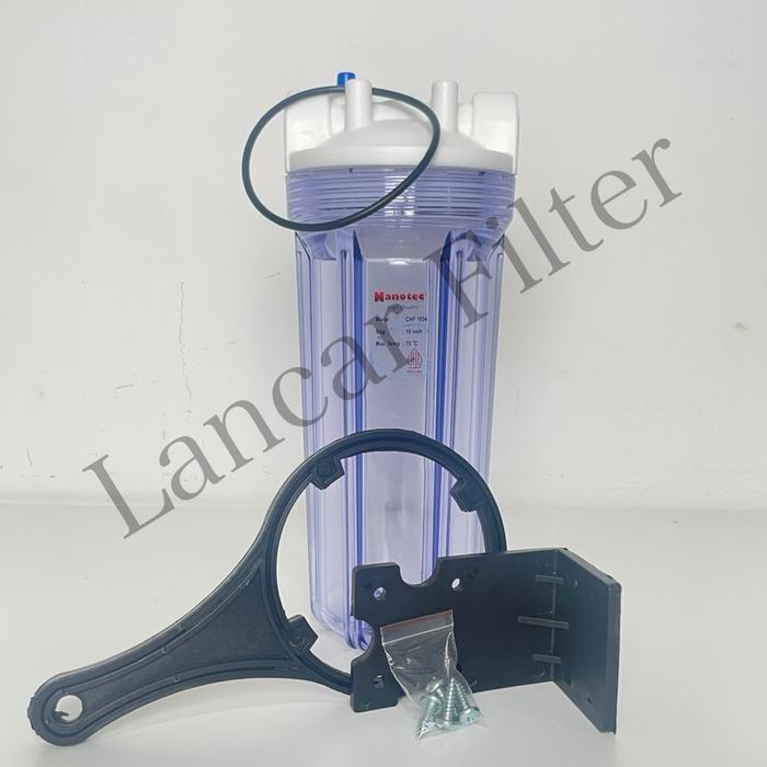 Housing Clear 10" - Nanotec / Housing Filter 10 Clear - Nanotec Diskon