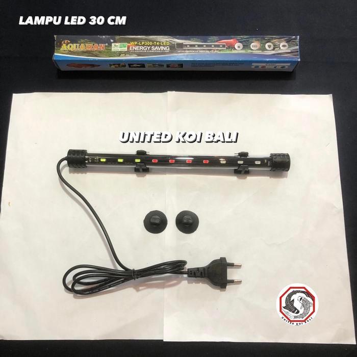 LAMPU LED AQUARIUM SUBMERSIBLE WARNA WARNI 30 CM LP300