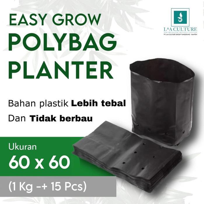 Polybag Super Tebal 60x60 Cm Easy Grow 1 Kg -+ 15 Pcs
