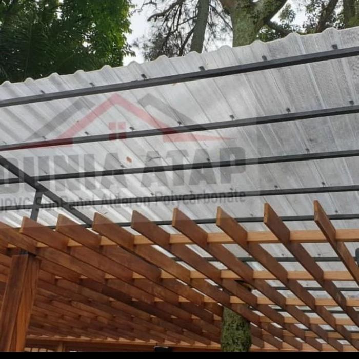 Atap Transparan Twinlite Greca Panjang 6 Meter (Penerangan Alderon) Gratis Ongkir