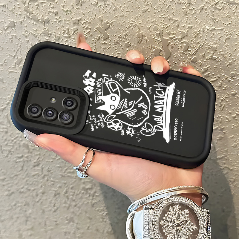 Casing Hp Samsung Galaxy A51 M40s Case Casing Pasukan beruang rusak pola Kasus HP Tangga Langit Mewa