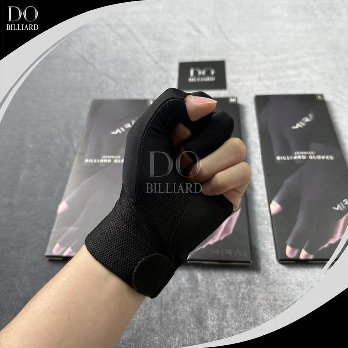MIRAI Advanced Billiard Open Finger Gloves / Sarung Tangan Billiard Mirai Kualitas Premium