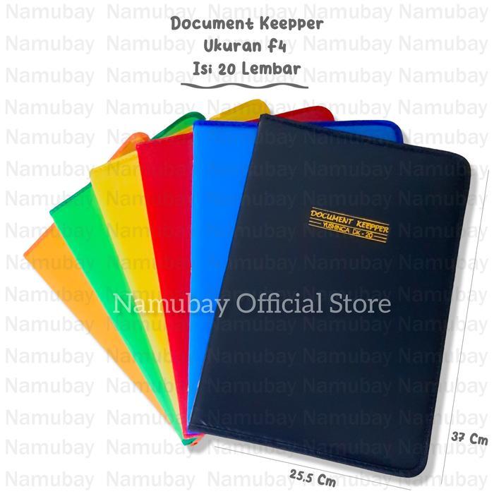 DOKUMEN KEEPER ISI 20,40,60 LEMBAR/MAP RESLETING Plastik Stationery