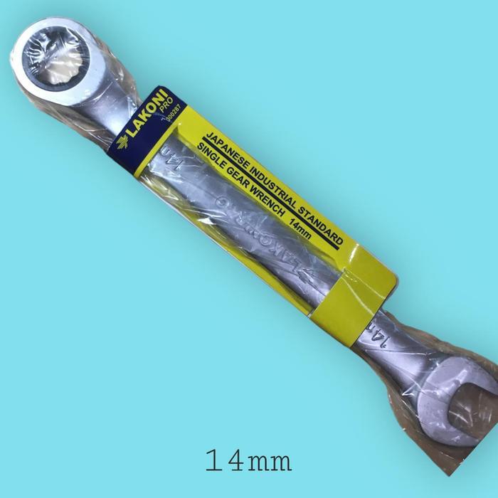 Lakoni Kunci Ring Pas Panjang Ratchet 14 mm