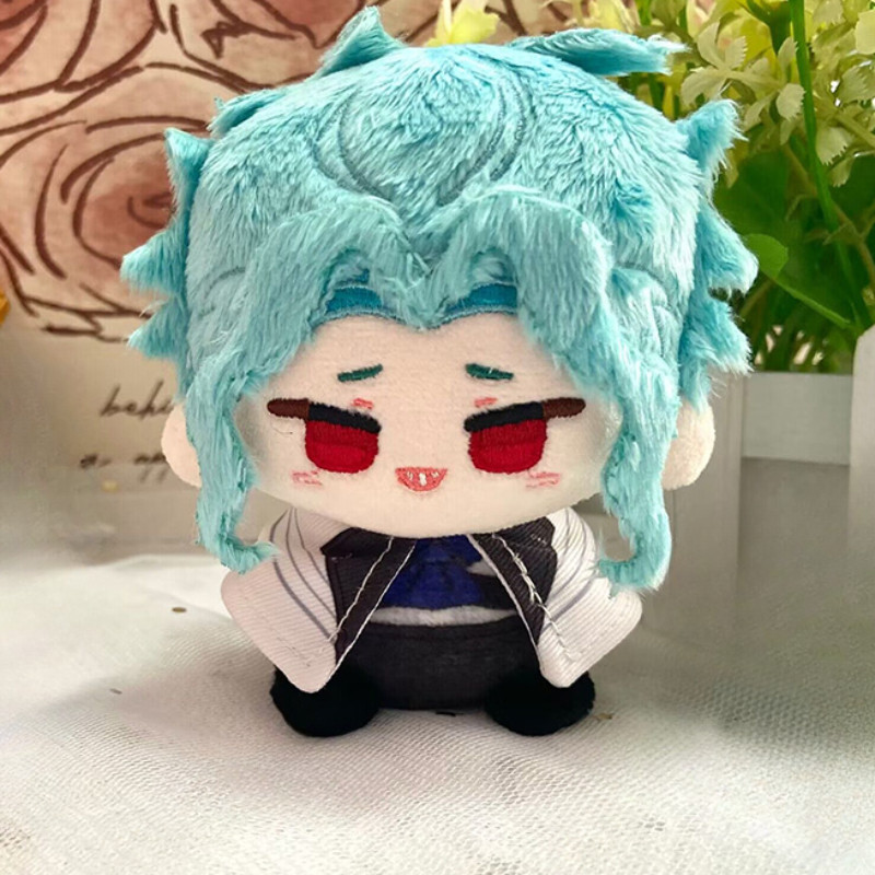 Anime Genshin Impact II Dottore Zhongli Tartaglia Alhaitham Kaveh Cosplay Cute Mini Plush doll