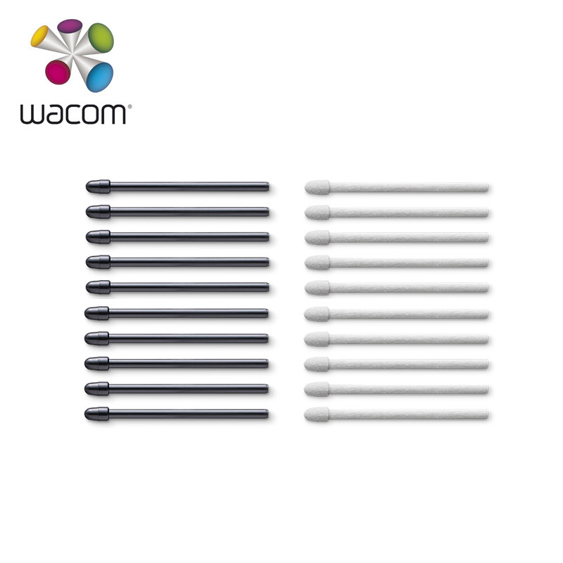 10 Pcs / Pack Wacom Pro Pen 2 Standard Black Nibs / Felt Nibs For Kp-504E Pen