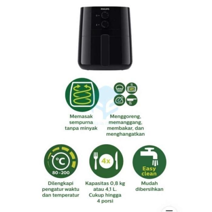 Air Fryer Philips Hd 9200/90 / Hd9200 / Hd 9200 / Air Fryer Murah