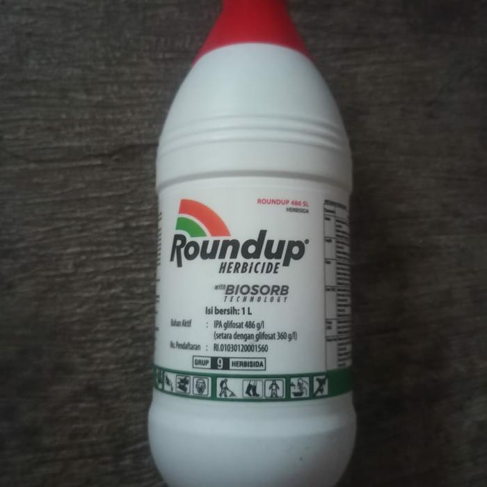 Roundup 486 Sl Herbisida Sistemik Racun Rumput 1 Liter