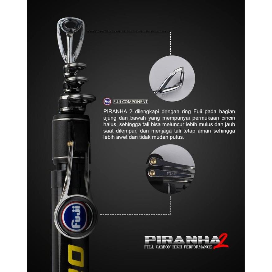 Rod Telescopic Surf Katana Piranha Gen Ii Terbaru