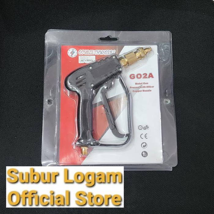 GUN JET CLEANER DOUBLE THUNDER PENDEK DRAT M14 UNTUK JET CLEANER HIGH