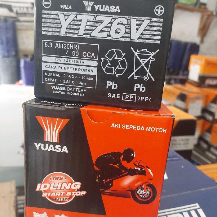 Aki Yuasa Ytz6V Original Yuasa Untuk Vario150 125 160 Pcx150 160 Fazio