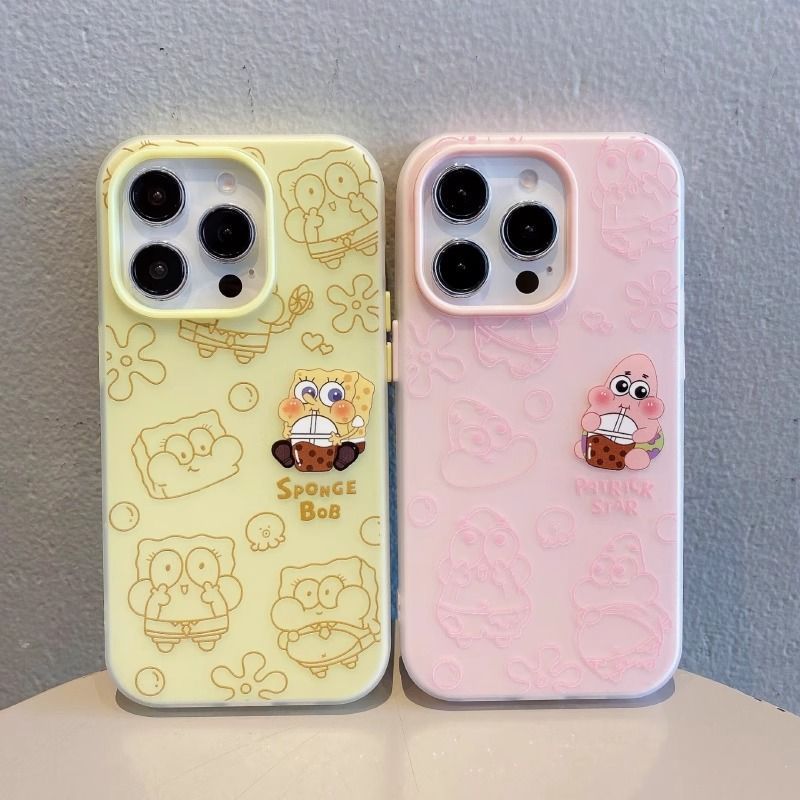 Cute Spongebob Keren Case Hp Xiaomi C71 Xiaomi 15T Pro Poco F7 M7 Plus C75 C85 C65 Case