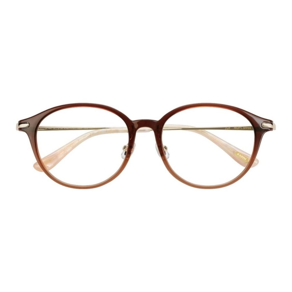 [PO] Kacamata ZOFF x FRUITS ZIPPER Karen Matsumoto Model Brown Boston Ringan POTJ [WAJIB TANYAKAN ST