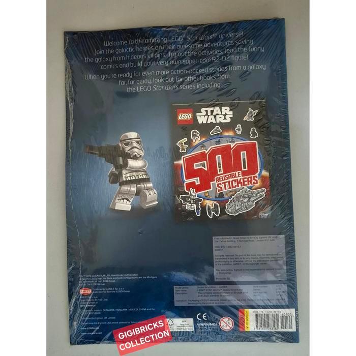 LEGO BOOK ORIGINAL B16SW01 STAR WARS - EPIC SPACE ADVENTURES (SOFTCOVER) INCLUDE SW0527 ASTROMECH