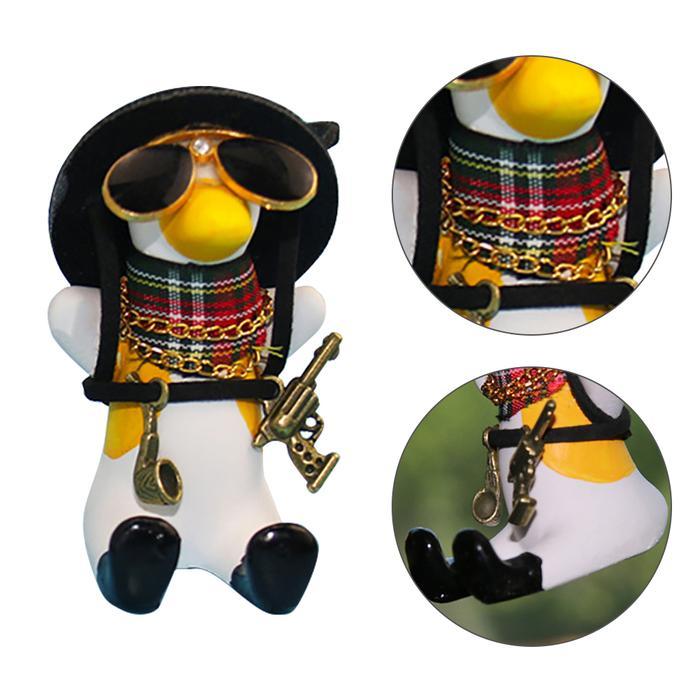 Lucu Anime Pistol Koboi Bebek Kaca Spion Mobil Liontin Dekorasi Super