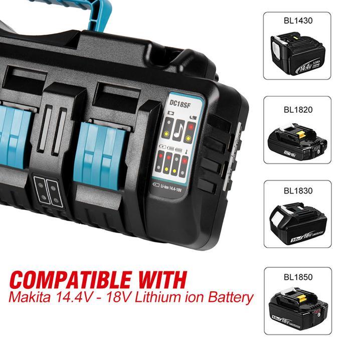Efficiency Li-Ion Battery Fast Charger For Makita Li-Ion Battery
