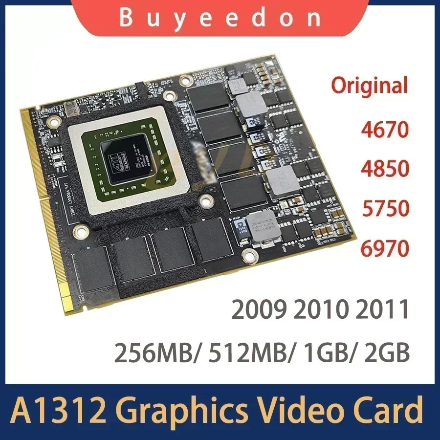 PROMO HARI INI  Original HD4670M HD4850M HD5750M HD6970M For Apple iMac 27" A1312 Graphic Video Card