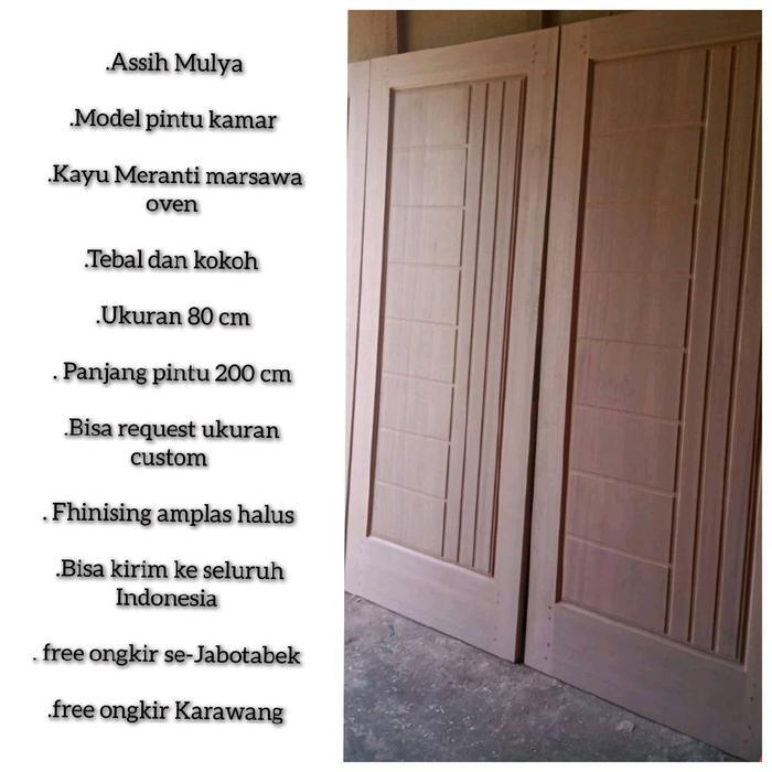 kusen dan pintu single bahan kayu Meranti marsawa oven Furniture Chairs