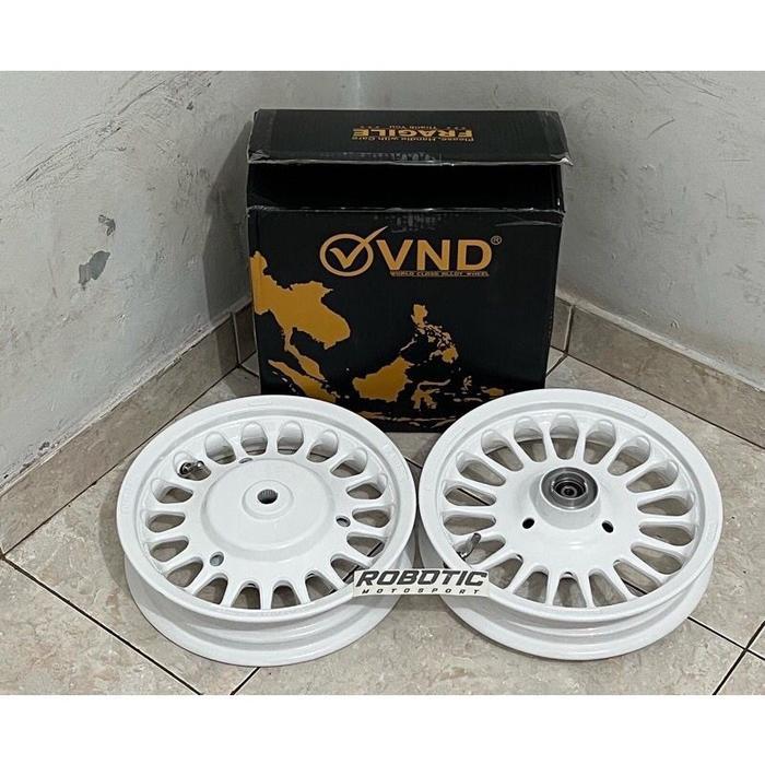Velg Ring 12 VND Honda Scoopy Model Vespa - Putih
