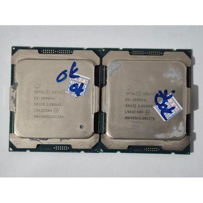 Intel Xeon E5-2699V4 22 Cores 44 Threads LGA 2011 Server E5 2699 V4 CPU Processor - PGN