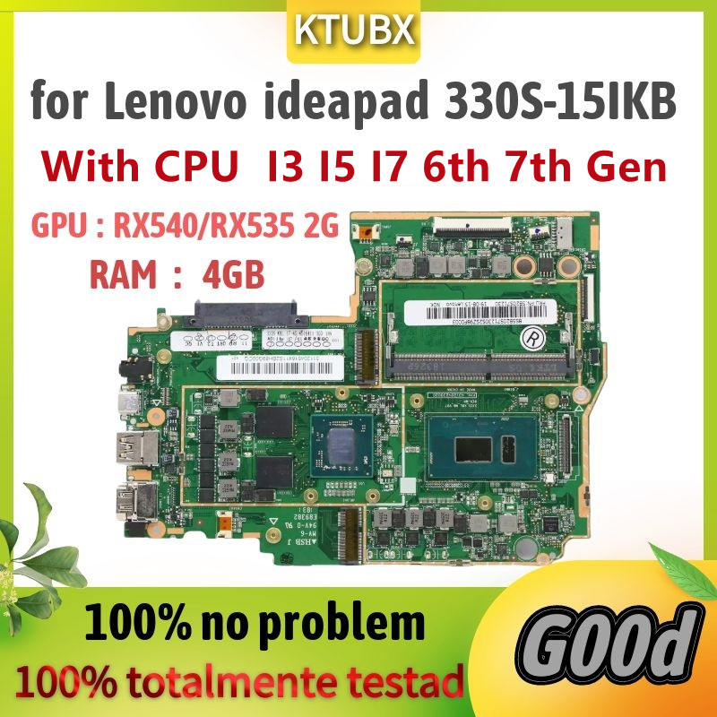 330S-15Ikb Motherboard,For Ideapad 330S-15Ikb Notebook Motherboard.With I3 I5 I7 8Th Gen Cpu And 4Gb