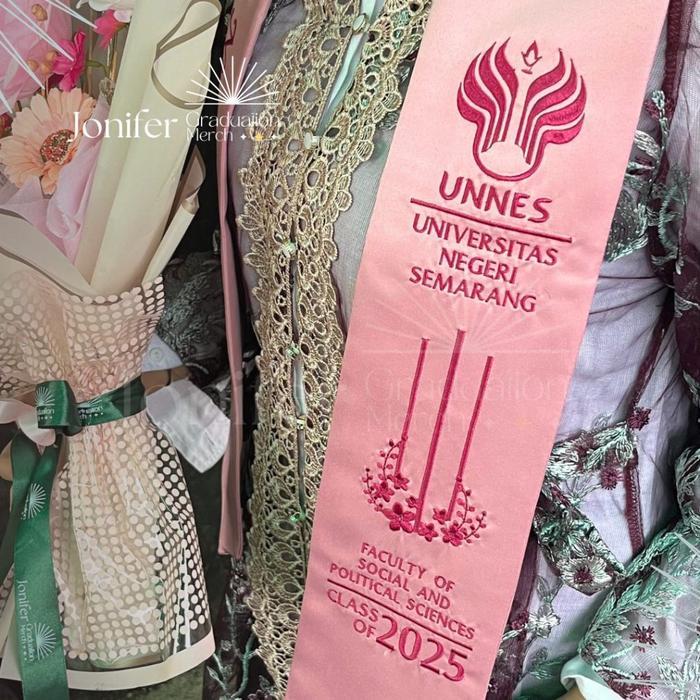 Selempang Wisuda Stanford - Bahan Satin Premium - Selempang Premium - Selempang Leher