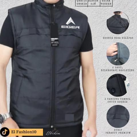 Eiger Bag'S - New Rompi Patrasut Eiger Bikers/Rompi Outdoor/Rompi Ojol/Rompi Touring/Rompi Komunitas
