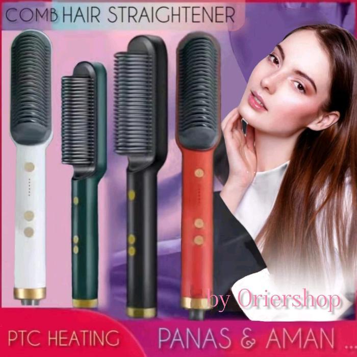 Catok Sisir 2In1/ Pelurus Rambut Mudah & Indah