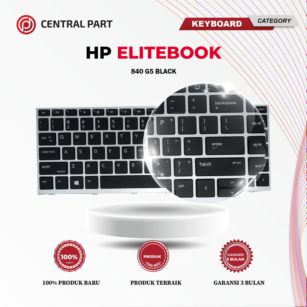 Keyboard HP Elitebook 840 G5 Black
