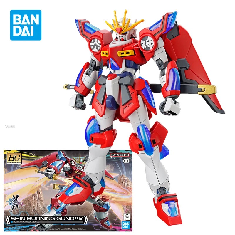 Bandai GUNDAM BUILD METAVERSE Anime Figure HG Strike Freedom Rouge Action Figure Shin Buring Gundam